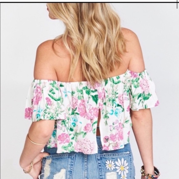 Show Me Your MuMu Ella Top- Poppies and Cream - Picture 4 of 7